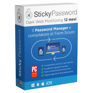 Sticky Password Dark Web Monitoring 12 mesi