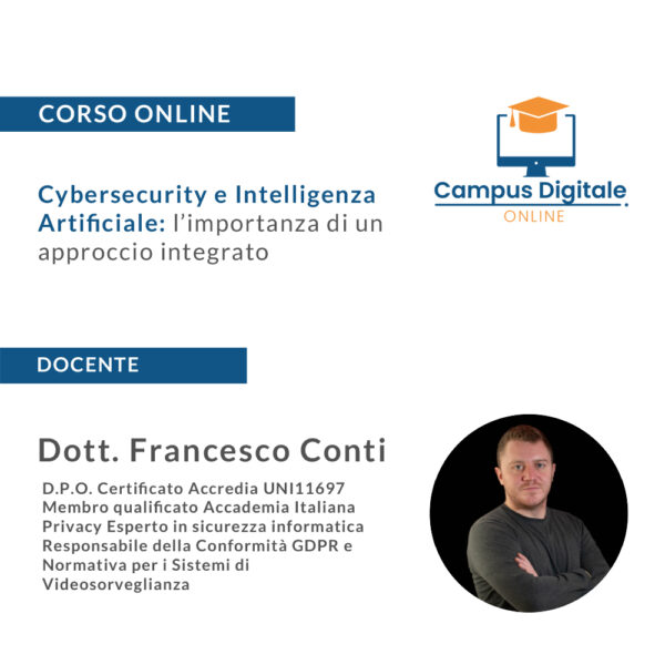 cybersecurity e AI: docente corso