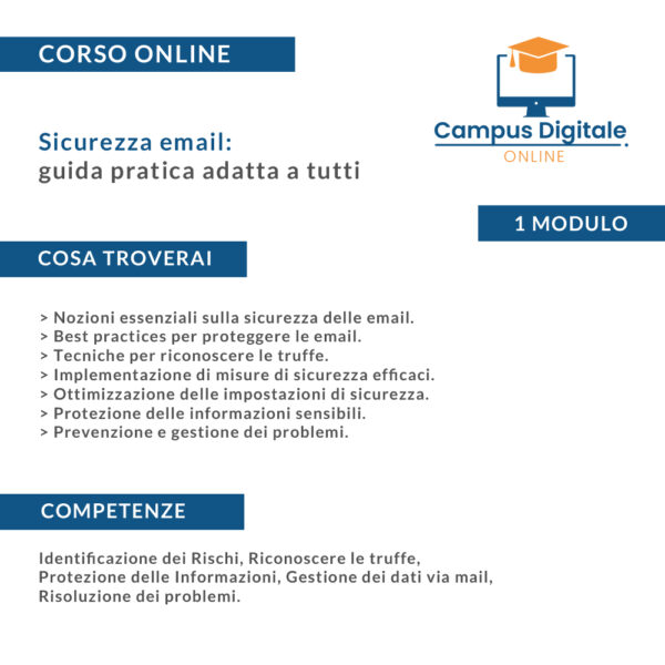 Sicurezza email: guida pratica adatta a tutti - programma