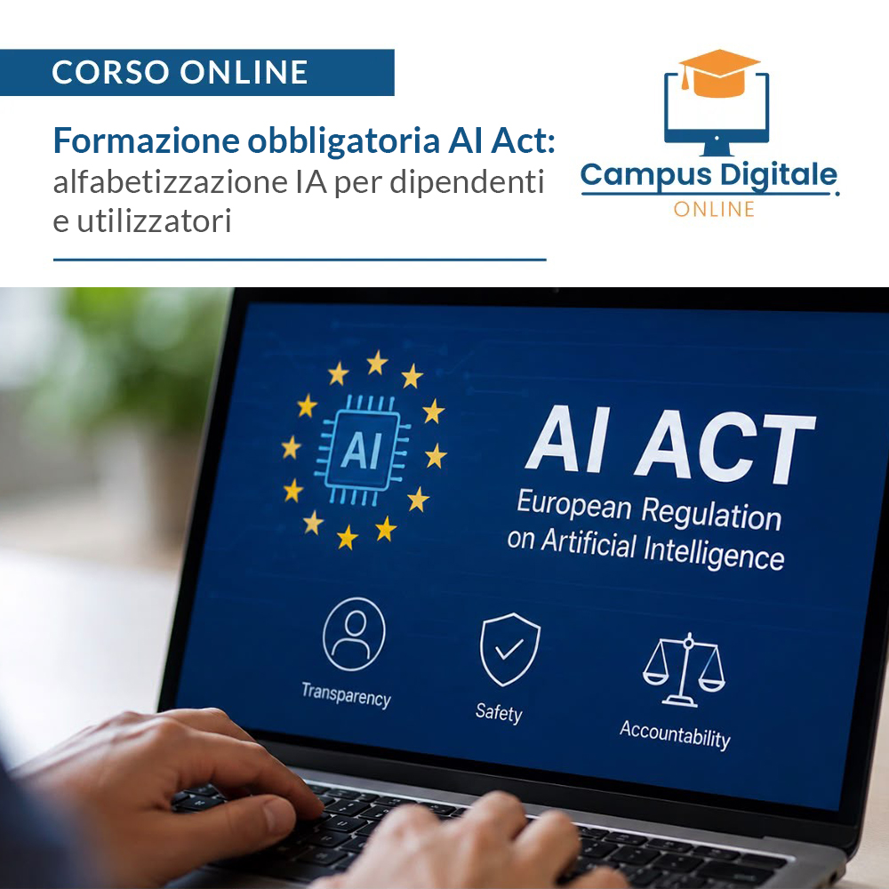 Corso AI Act per aziende: governance dell’IA per direzione e risorse umane